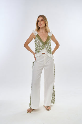 blusa ojalillo aruba 19BL0083 verde