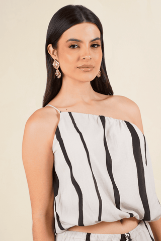 Blusa Asimetrica Onix 34BL0023 Est Marfil