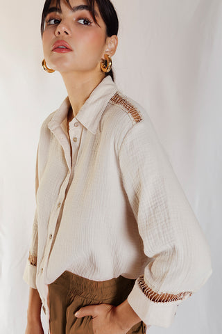 camisa clasica ipanema 91CM0042 arena