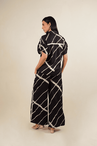 Camisa Estampada Savannah 19CM0019 Est Negro