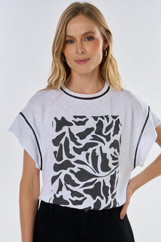 camiseta zamia 39CT0047 blanco