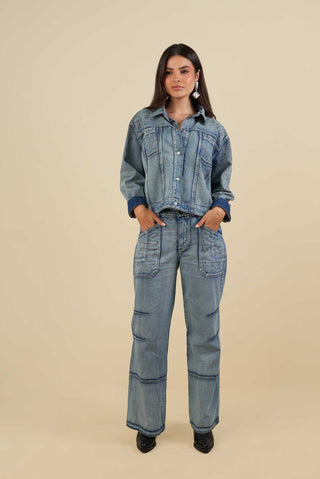 Chaqueta Denim Flick 22CH0016 Azul