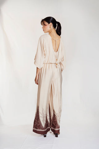 enterizo estampado areca 19EN0014 arena