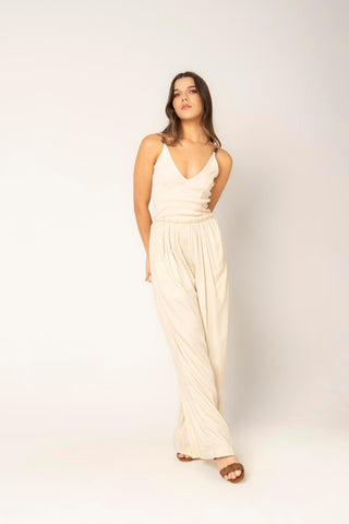 Enterizo Mixed Texturas Mantra 19EN0010 Marfil