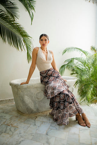 Falda Boleros Mist 16FL0025 Est Negro