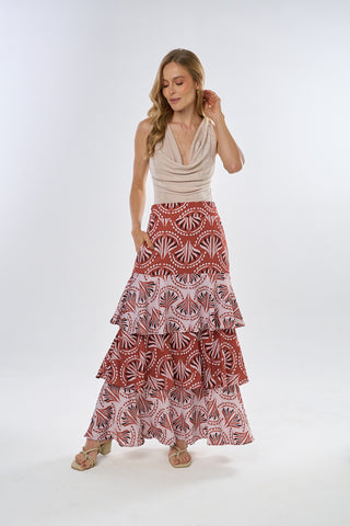 Falda Boleros Mist 16FL0025 Est Terracota