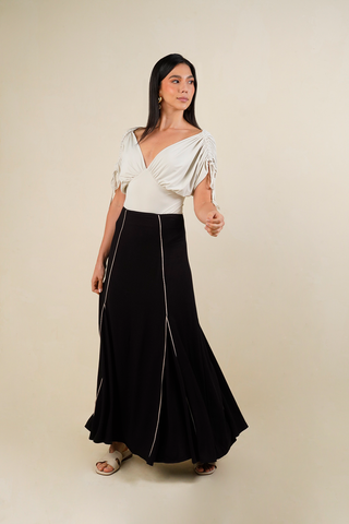 Falda Fluida Esmeralda 91FL0029 Negro