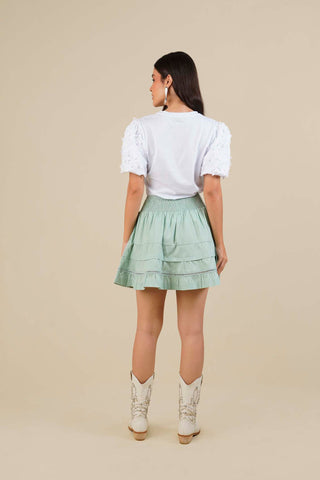 Falda Mini Nogal 91FL0011 Verde