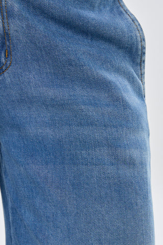 Jeans Flared Dimness 22JE0052 Azul Medio