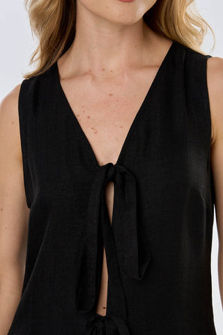 kimono lace up isla 39KM0001 negro