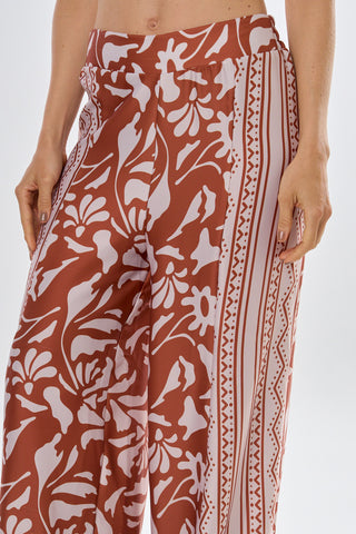 Pantalon Estampado Halo 19PN0029 Est Terracota