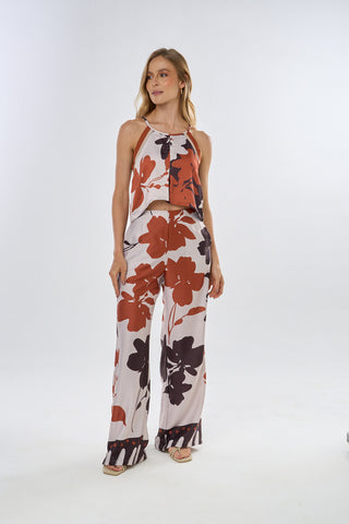 Pantalon Estampado Noise 16PN0030 Est Marfil