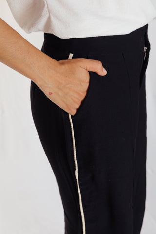 Pantalon Recto Positano 34PN0036 Negro