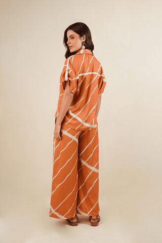 Pantalon Estampado Georgia 19PN0021 Est Mostaza