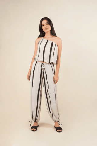 Pantalon Estampado Mistic 34PN0028 Est Marfil