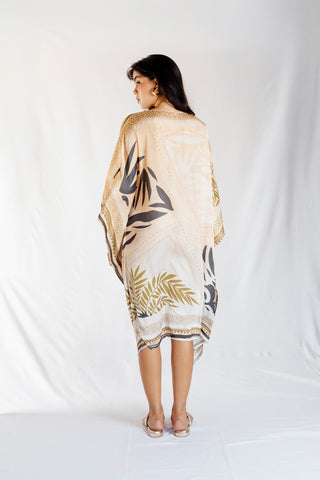 vestido kaftan cocotero 91VE0069 amarillo