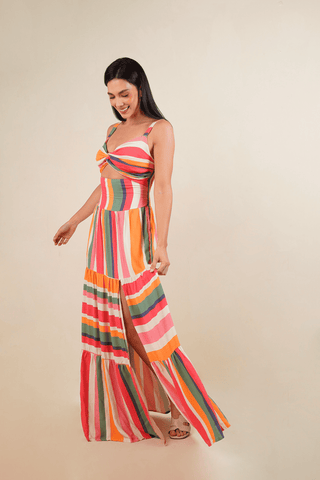 Vestido Estampado Jacinta 19VE0075 Rayas