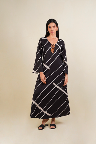 Vestido Maxi Topacio 91VE0066 Est Negro