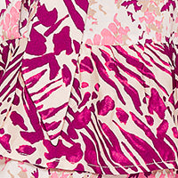 Vestido Corto Estampado