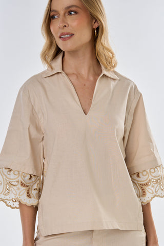 Blusa con Ojalillo Seroe