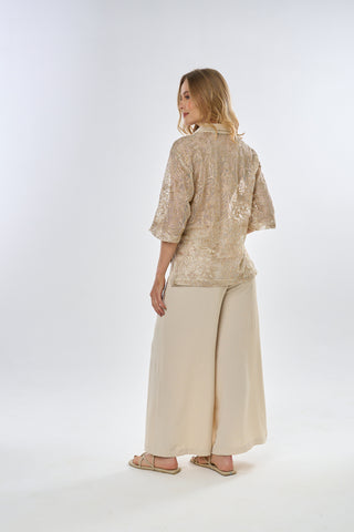Blusa Mesh Solea 19BL0081 Oro