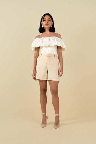 Blusa Strapless Jazmin 16BL0067 Marfil