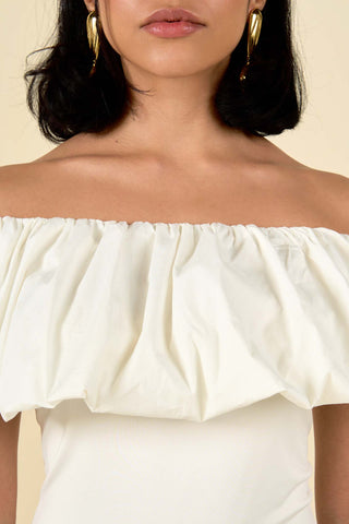 Blusa Strapless Jazmin 16BL0067 Marfil