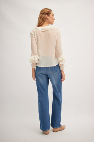 Blusa con Volantes Zéphira