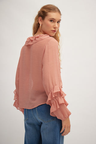Blusa con Volantes Zéphira