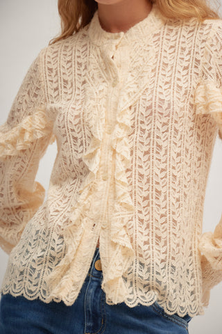 Blusa en Blonda Nair