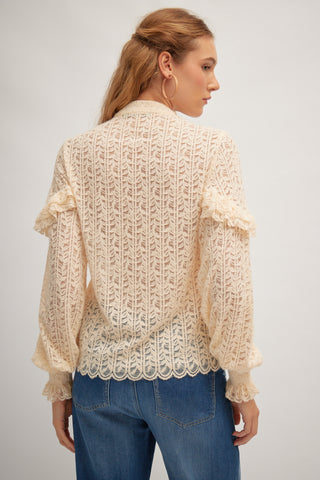 Blusa en Blonda Nair