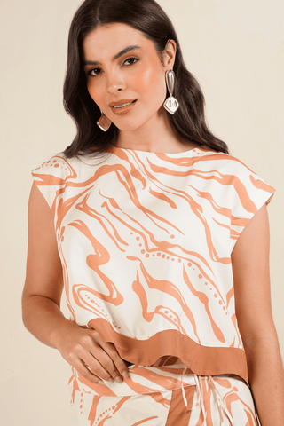 Blusa Estampada Ambar