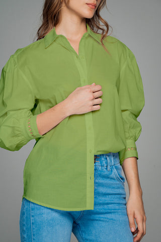 Camisa con Guipures