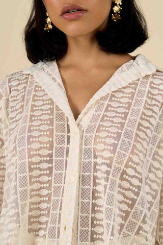 Camisa en Guipur Idilio