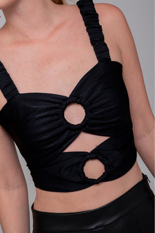 Crop Top con Aros