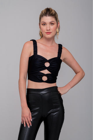 Crop Top con Aros