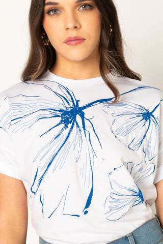 Camiseta Bordada Bloom