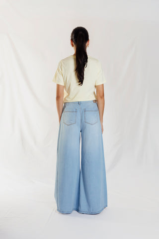 Jean Wide-Leg Buganvilla