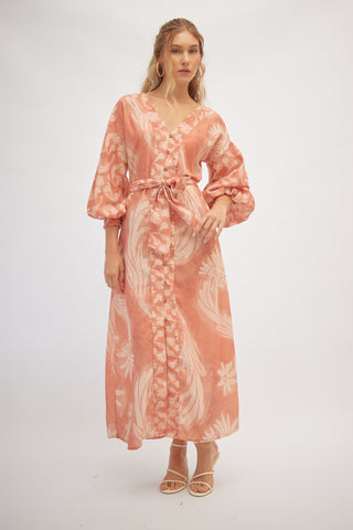 Maxi Vestido Estampado Aurum