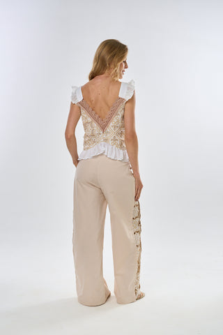 Pantalón con Ojalillo Arasari
