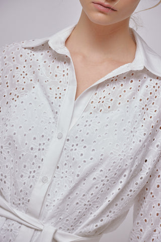 Vestido camisero Ojalillo