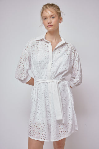 Vestido camisero Ojalillo